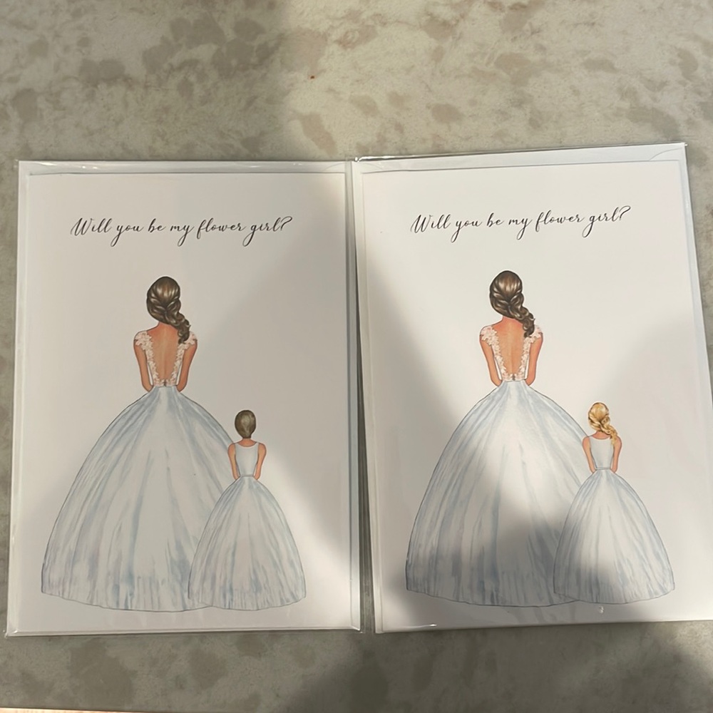 Will you be my flower girl card